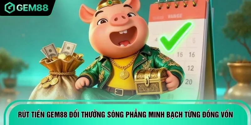 Rút tiền GEM88 đổi thưởng sòng phẳng minh bạch từng đồng vốn